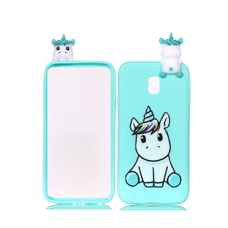 For Coque Samsung Galaxy J5 2017 Case 3D Cartoon Toy Owl Panda Unicorn Cat Soft Silicon Back Cover J530 |