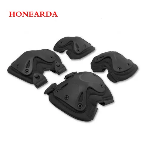 20set/lot Outdoor Mountaineering Protector Tactical Knee Protector and Elbow Protector Sports Protector
