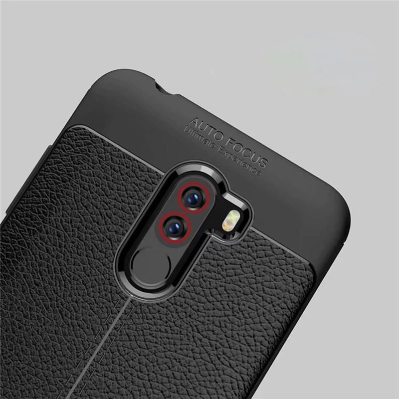 Чехол gkk для Xiaomi POCOPHONE F1 мягкий чехол из ТПУ бизнеса 360 полная защита
