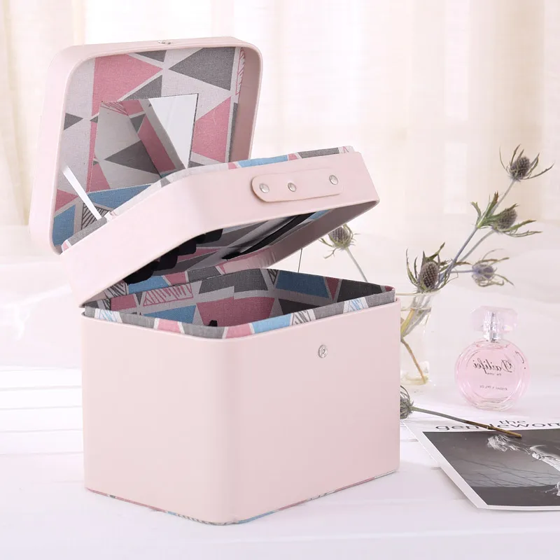 Free shipping 2017 New leather material Multicolor Book Display Rack Princess Earings Holder Organizer Gift Jewelry Case | Украшения и