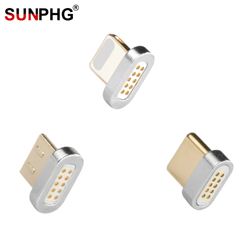SUNPHG магнитный разъем для IOS Type C Micro USB кабель адаптер зарядки iPhone X Samsung S9 зарядное