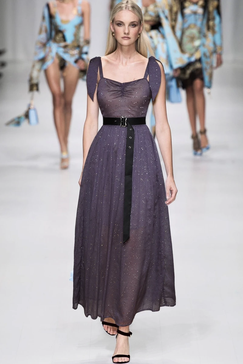 Взлетно-посадочной полосы платье дизайнерские Новое поступление Лето Высокое качество Для женщин пояс пикантные Длинные вечерние ночные бисером Элитная одежда Vestidos