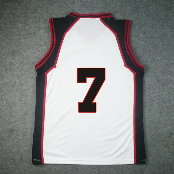 Баскетбольный мяч Kuroko's баскетбольный без корзины Seirin High School № 7 Kiyoshi Teppei жилет