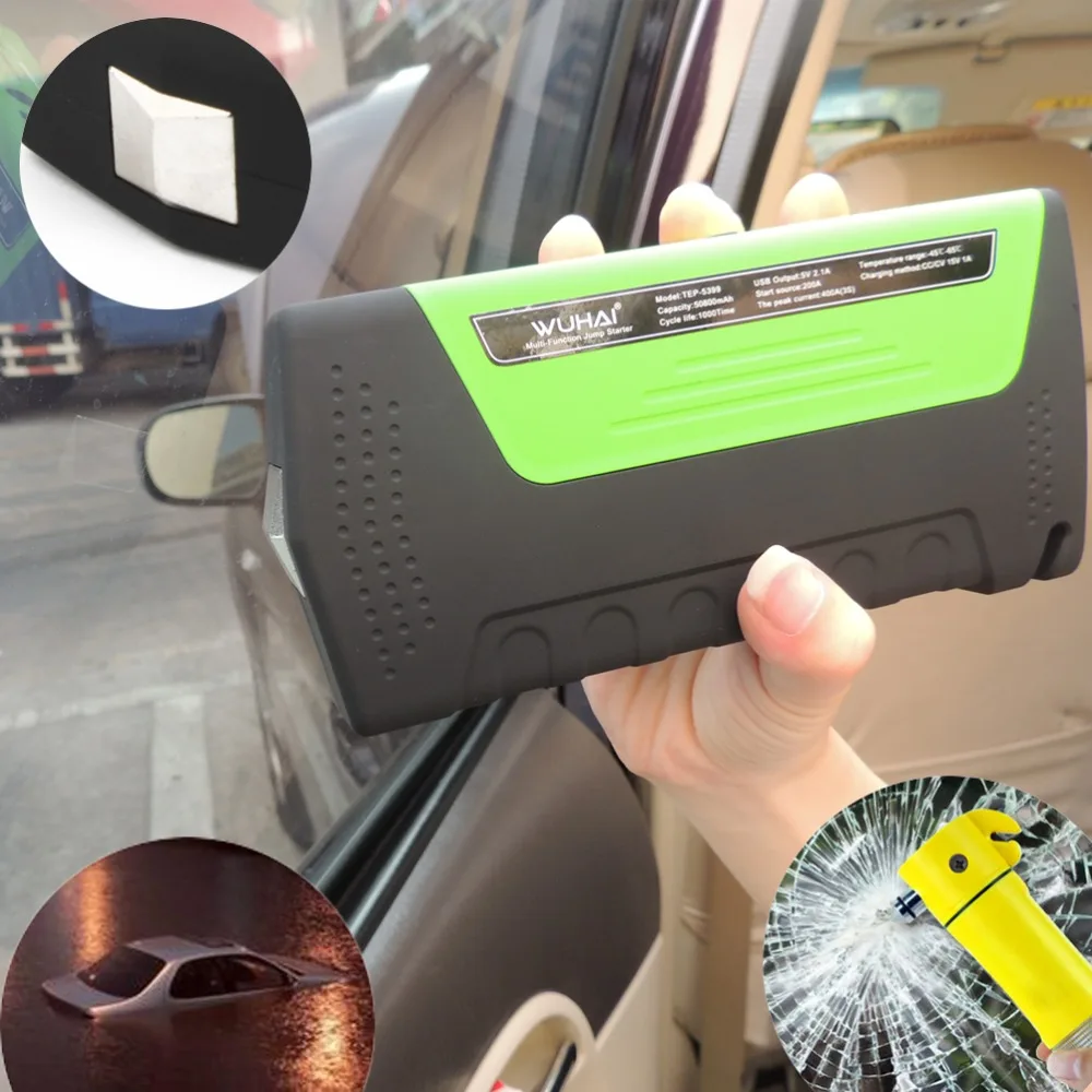 УХАЙ Портативный Автомобильный Аккумулятор Скачок Стартер Бустер Аварийного