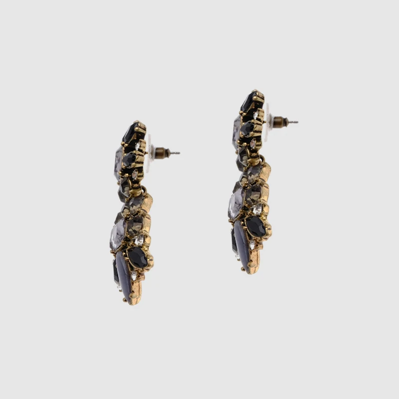 M28 Amorita Изысканная черная серьги подвески|all earrings|brand design earringsbrand name earrings |