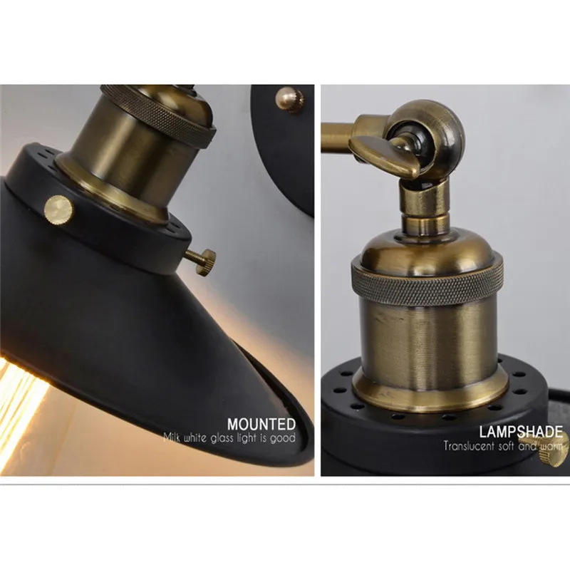 Старинные Кованые Настенные Светильники Кухня Ванная Комната Антикварной