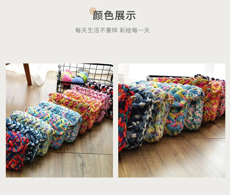 Женская сумка из хлопчатобумажной ткани, ручная сумка, Дамская вязаная элегантная сумка, модная женская ярко-розовая сумка, сумка через плечо