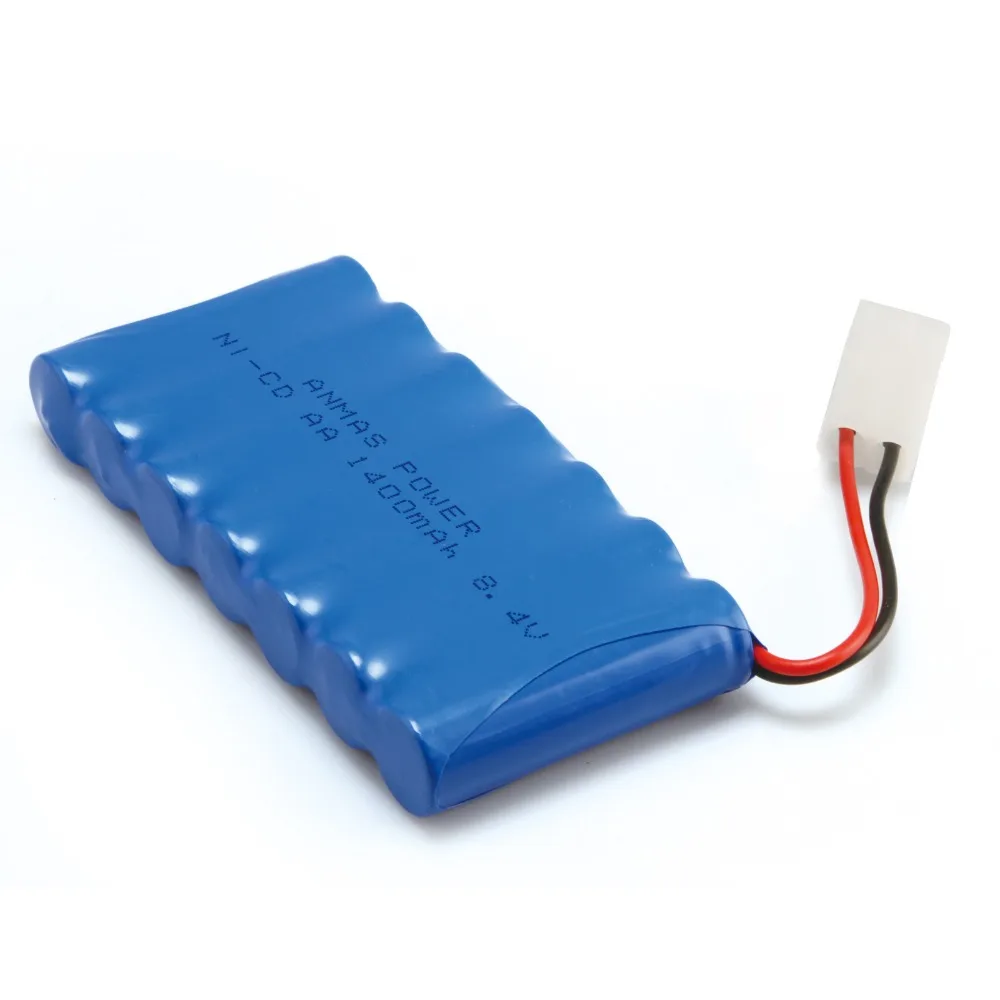 1x Anmas Power 8 4 В AA аккумулятор 1400 мАч Ni Cd аккумуляторная батарея NiCd для RC автомобилей