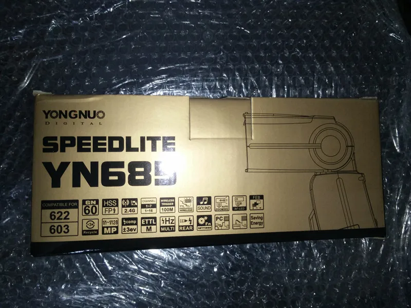 YONGNUO YN685 YN-685 Беспроводная HSS i-ttl вспышка Speedlite для Canon 1300d 1100d 6d 5d mark iii для Nikon d5300 d7200 d3400 d7000