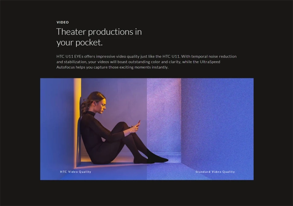 htc U11 EYEs Восьмиядерный 6,0 дюймов LTE 4 ГБ ОЗУ 64 Гб ПЗУ 1080P МП камера Snapdragon652 две sim-карты разблокированный мобильный телефон