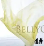 Женский костюм для танца живота шелковая Фата с градиентом и цепочка одежда 2018 |