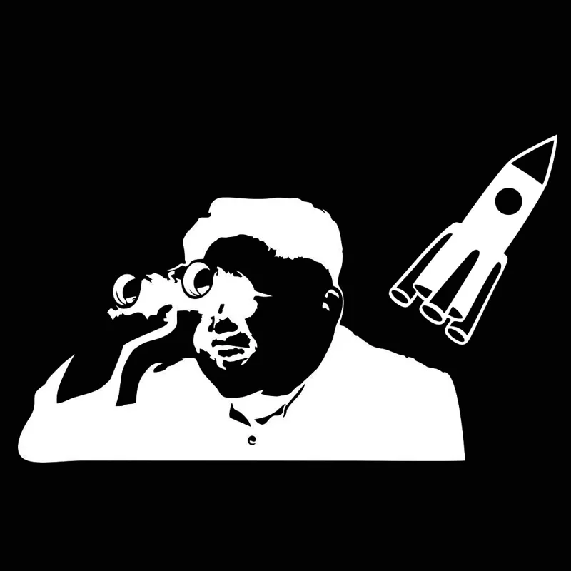 Виниловая наклейка для автомобиля с забавными ракетами Водонепроницаемые