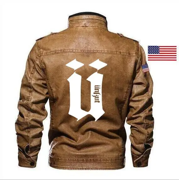Новая кожаная куртка goatskin yaama unkut тонкая мотоциклетная локомотив мужская