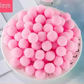 100 шт. 10/15/20/25 мм Мини пышная Нижняя Pom Poms помпонами ручной работы для детей игрушки свадебный Декор DIY товары для шитья и рукоделия