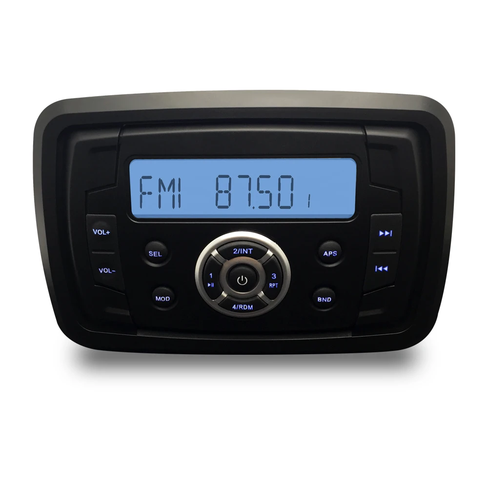 Лодка аудио стерео Bluetooth мотоциклетные Радио морской MP3-плееры звук Системы для ATV/Yacht сауна/spa 4 дюймов морской Колонки