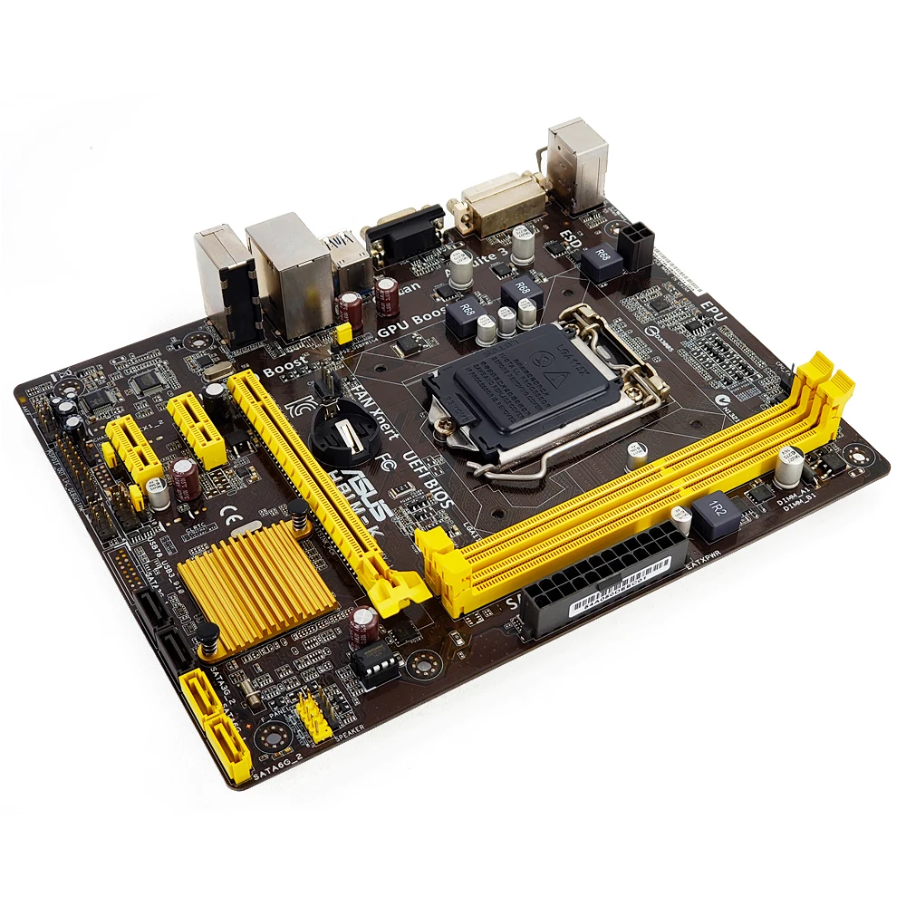 Asus H81M-K настольная материнская плата H81 LGA 1150 для Core i7 i5 i3 DDR3 16G SATA3 USB3.0 DVI VGA Micro-ATX