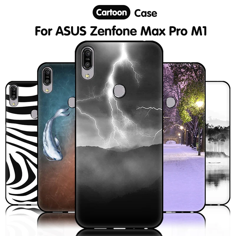 Телефон eiimoo чехол для Asus Zenfone Max Pro M1 ZB602KL ZB601KL Чехол Мягкий ТПУ силиконовый чехол для ASUS Zenfone Max Pro M1 чехол