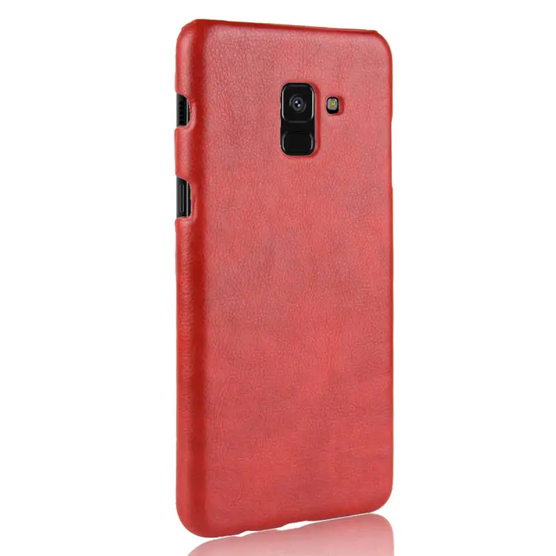 Для Samsung Galaxy A8 2018 чехол 5 6 "Роскошная Обложка на заднюю панель из искусственной