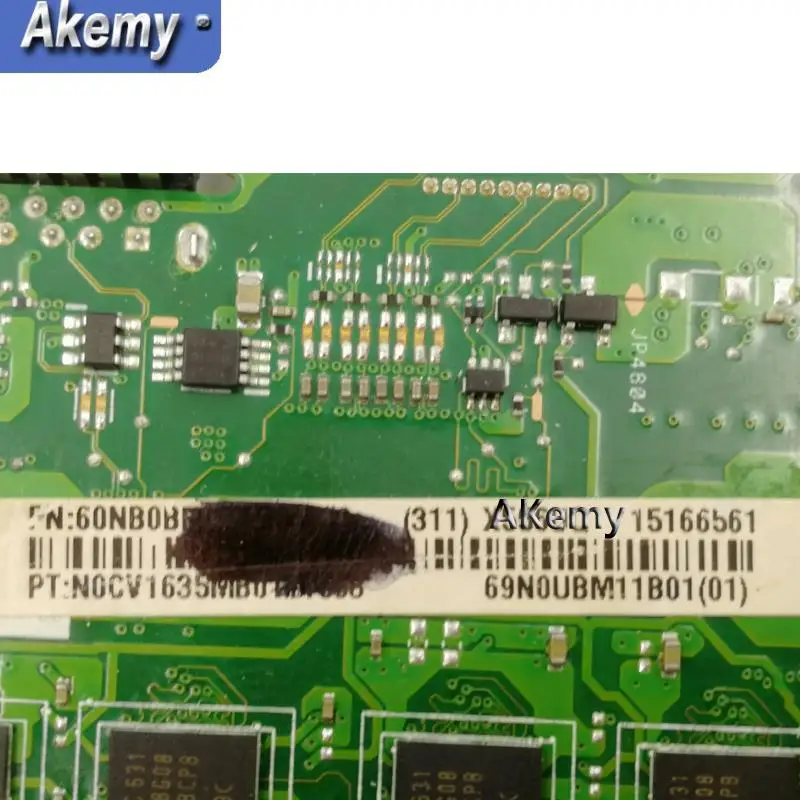 

AK X556UV Laptop motherboard I5-CPU DDR4-8G RAM For Asus X556UQ X556UV X556UB X556UR Test mainboard X556UV motherboard