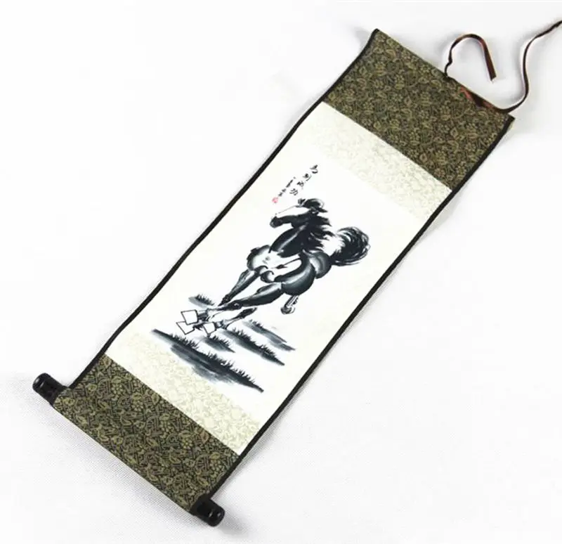 Картина из шелка с чернилами в китайском стиле Настенная картина для гостиной