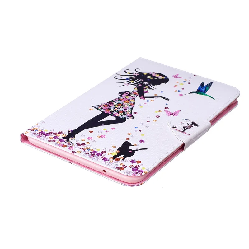Wekays для samsung Tab E 9,6 T560 Кот кожаный чехол Funda для Coque samsung Galaxy Tab E 9," T560 T561 чехол для планшета
