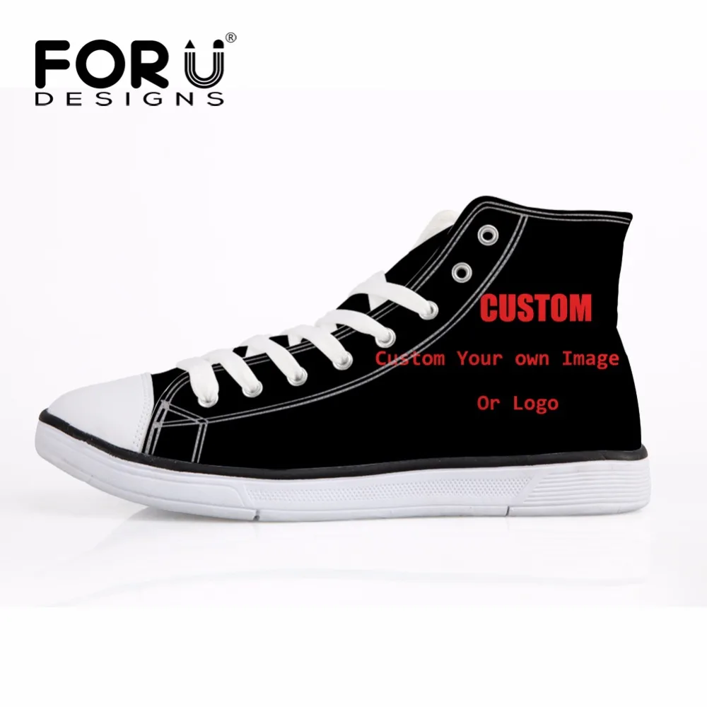 FORUDESIGNS/высокие парусиновые кроссовки на плоской подошве обувь для девочек