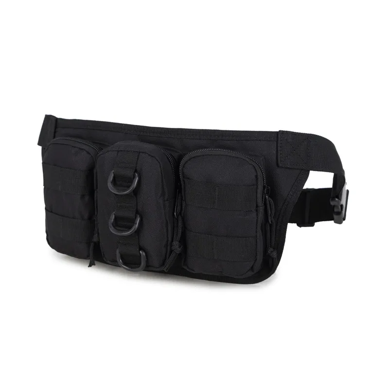 Наружная тактика Molle 3 кармана тройной пакет на талии крючки для сумок держатель для воды чайник для бега кемпинга туризма охоты езды на велосипеде военные