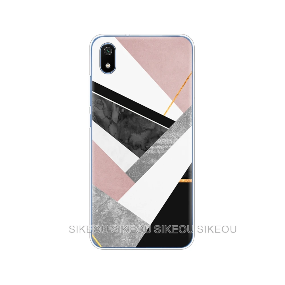 Силиконовый чехол для xiaomi redmi 7a, чехол s, полная защита, мягкая задняя крышка из ТПУ для redmi 7 a, бампер hongmi 7a, чехол для телефона - Color: 34636