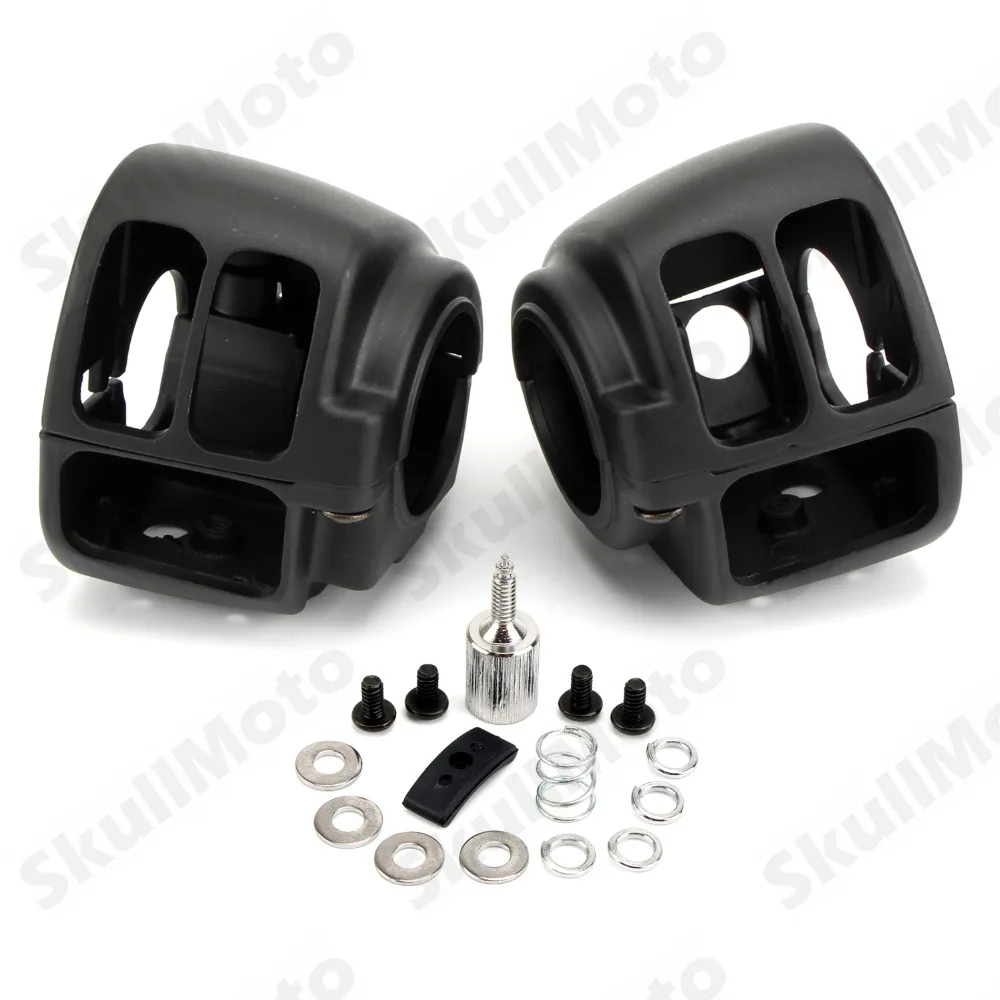 Черный комплект для мотоцикла Harley Sportster Iron 883 1200 48 72 XL 2014 2016|switch housing|switch housing
