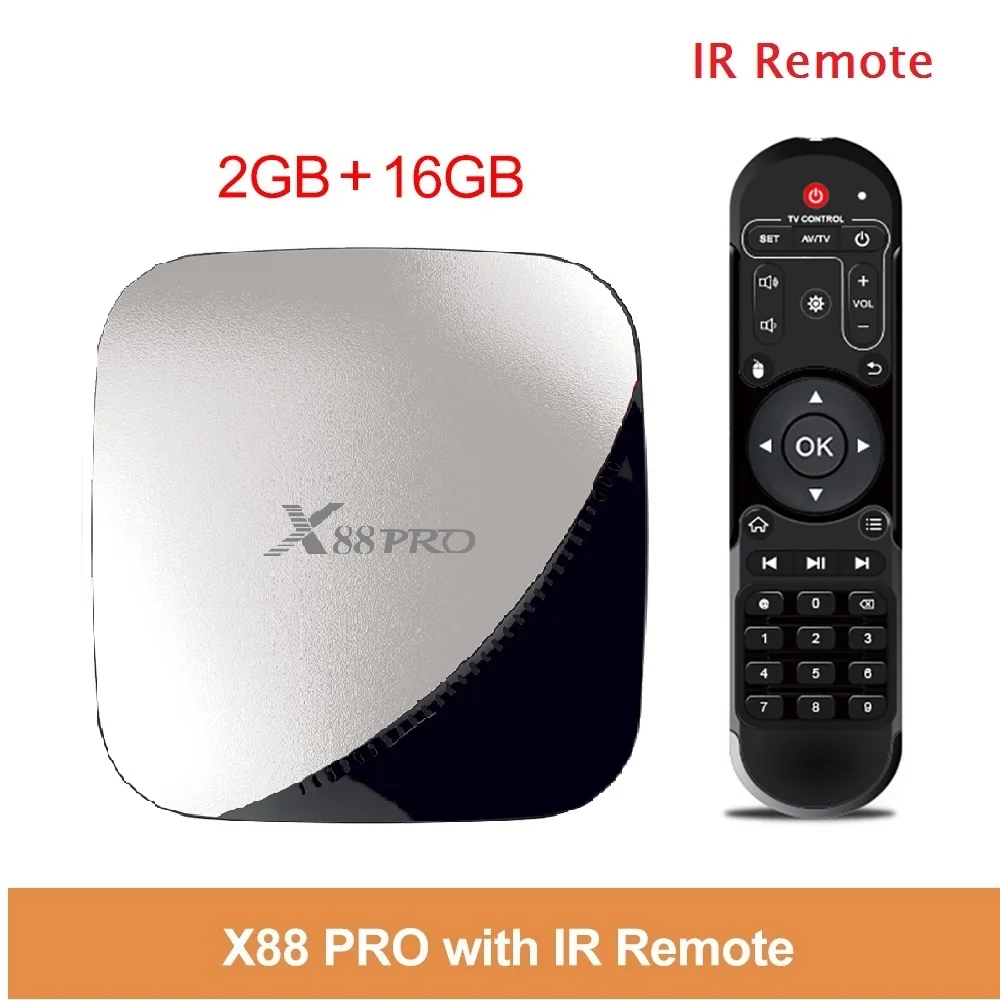 2GB 16GB 4 ГБ 128 ГБ X88 Pro Smart tv BOX Android 9,0 Rockchip RK3318 четырехъядерный wifi проигрыватель Google X88Pro 4 ГБ 32 ГБ телеприставка 2 Гб 16 Гб - Цвет: 2GB 16GB