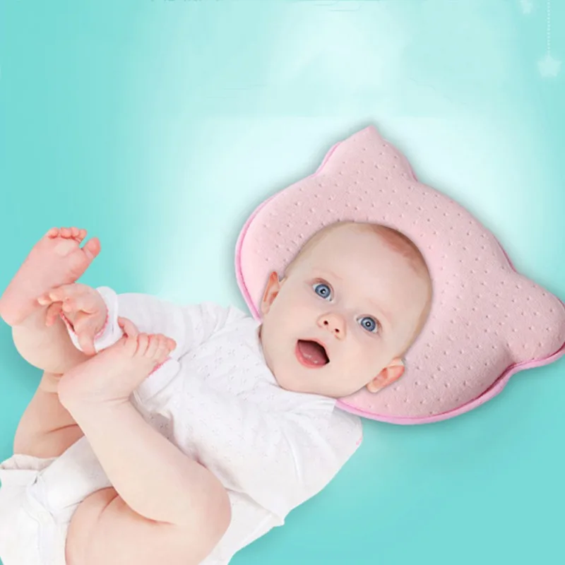

New Memory Foam Baby Pillows Breathable Baby Shaping Pillows To Prevent Flat Head Ergonomicborns Pillow Almofada Infantil