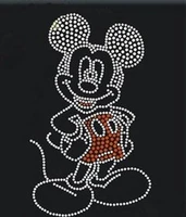 2pclot hot fix rhinestone transfer motifs iron on crystal transfers design patches iron on patches