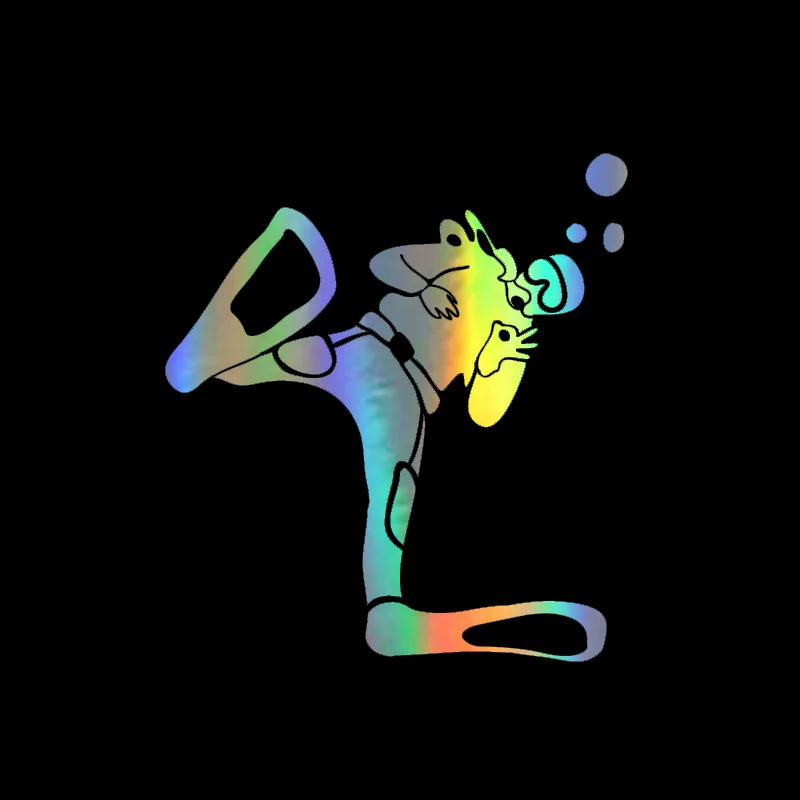 Модные Светоотражающие виниловые наклейки для дайвинга технические