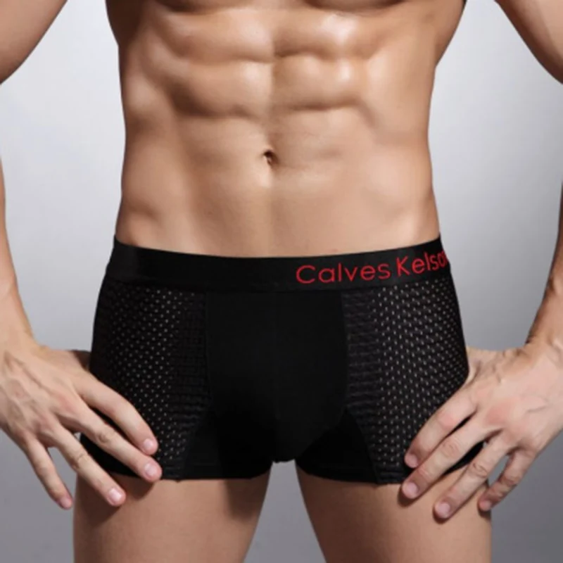 7Pcs\lot CalvesKelson Male Panties Modal Men's Underwear Boxers Breathable Man Boxer Solid Underpants Comfortable Brand Shorts