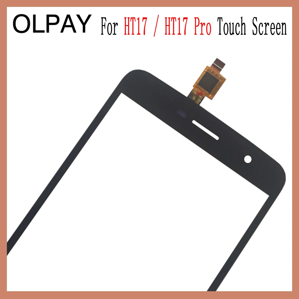 OLPAY 5,5 ''для HOMTOM HT17 HT17 Pro сенсорный экран стекло дигитайзер панель сенсорный экран Переднее стекло объектив сенсор Бесплатный клей+ салфетки