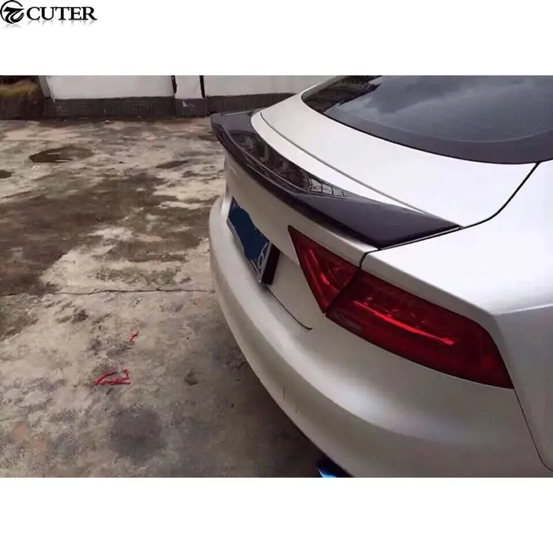A7 RS7 комплект кузова автомобиля углеродное волокно спойлер на задний багажник