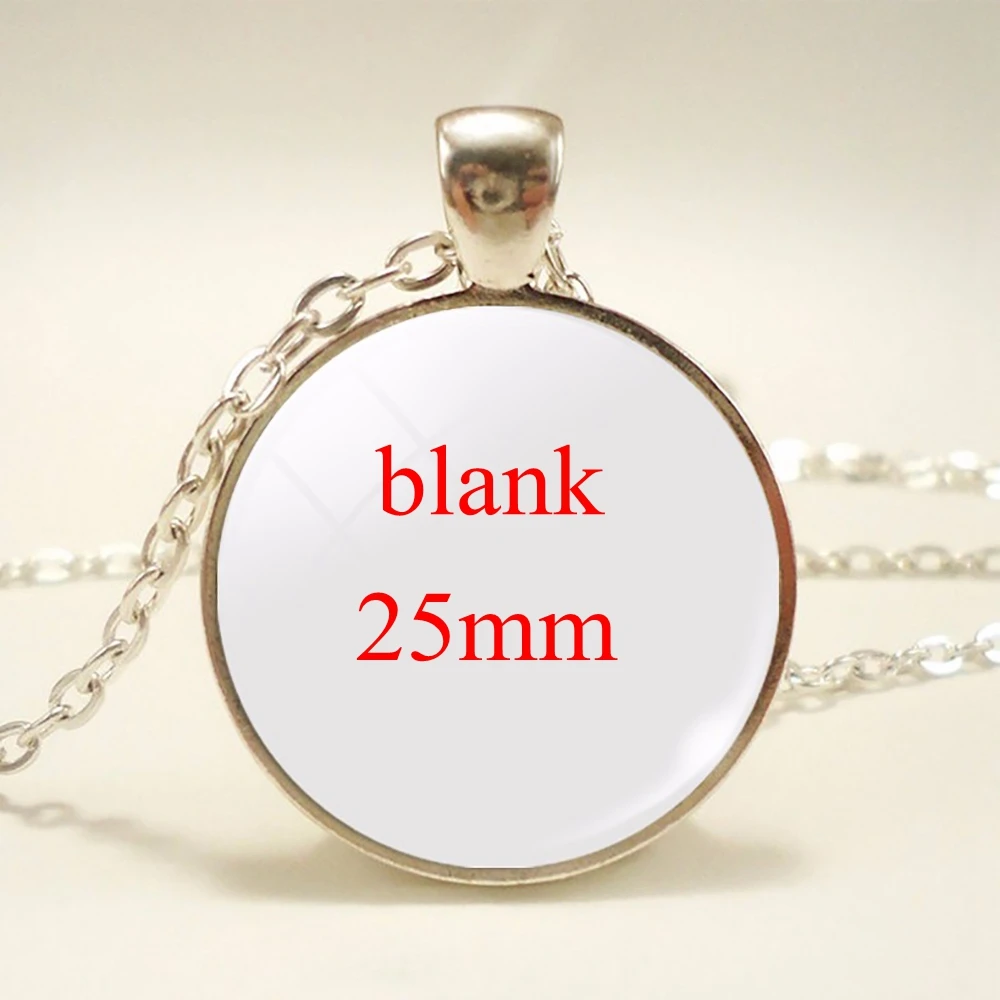 5 шт. ожерелье подвеска кабошон основа камеи с бронзовой черной цепью ювелирные