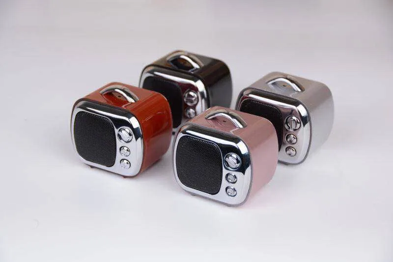 Небольшой ТВ Bluetooth динамик открытый портативный мини карты Instert винтажные украшения творческий U14B небольшой стерео подарок