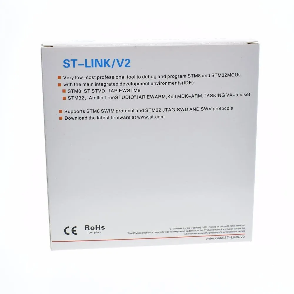 TZT 1 шт. ST-LINK/V2 ST-LINK V2(CN) ST LINK STLINK эмулятор менеджер загрузки STM8 STM32 искусственное устройство