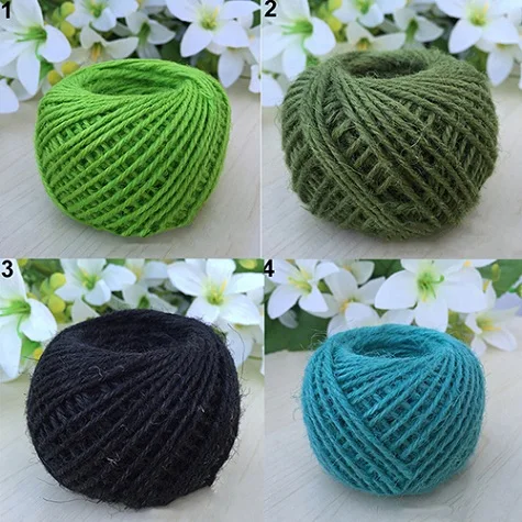 50 м 2 мм Обёрточная бумага подарок ссылка Бумага тег джут мешковины лента шпагат