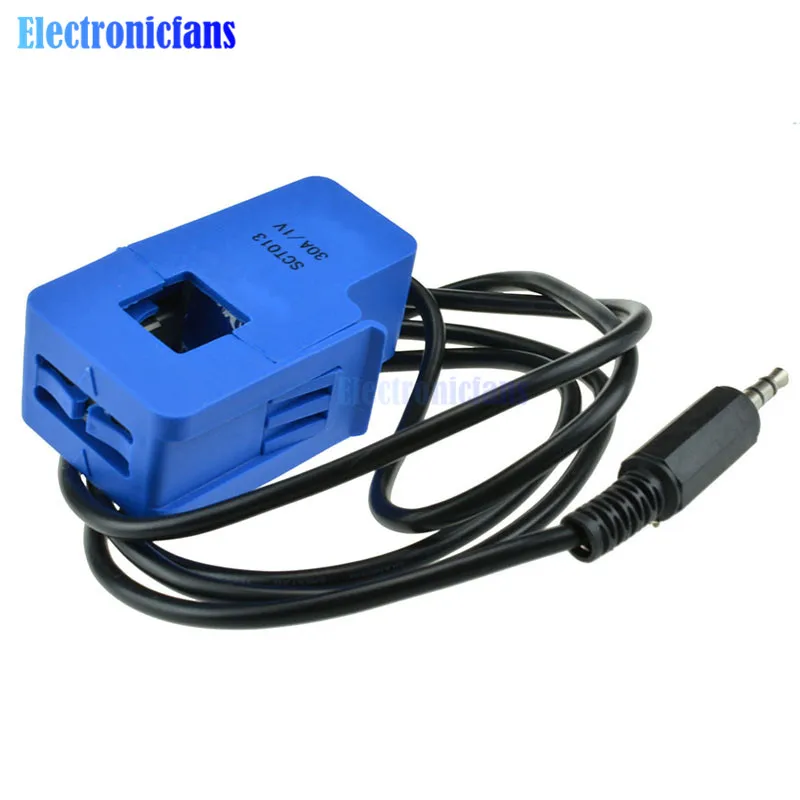 Неинвазивный датчик переменного тока 30А с раздельным ядром трансформатор