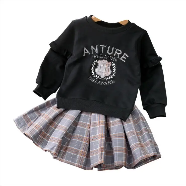 Черное платье на весну и осень новая Корейская куртка с длинными рукавами