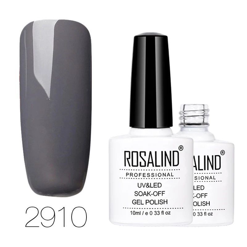 RD2910 Rosalind гель 1S 10 мл УФ светодиодный Гель-лак для ногтей красный серый цвет УФ светодиодный лак для ногтей долговечный Гель-лак - Цвет: RD2910