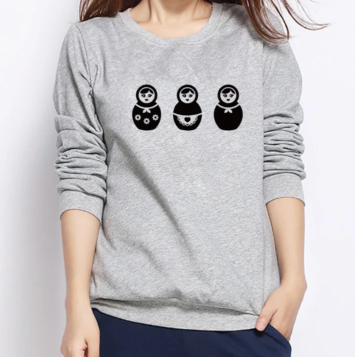 Зимние модные спортивные костюмы для женщин толстовки с принтом русской