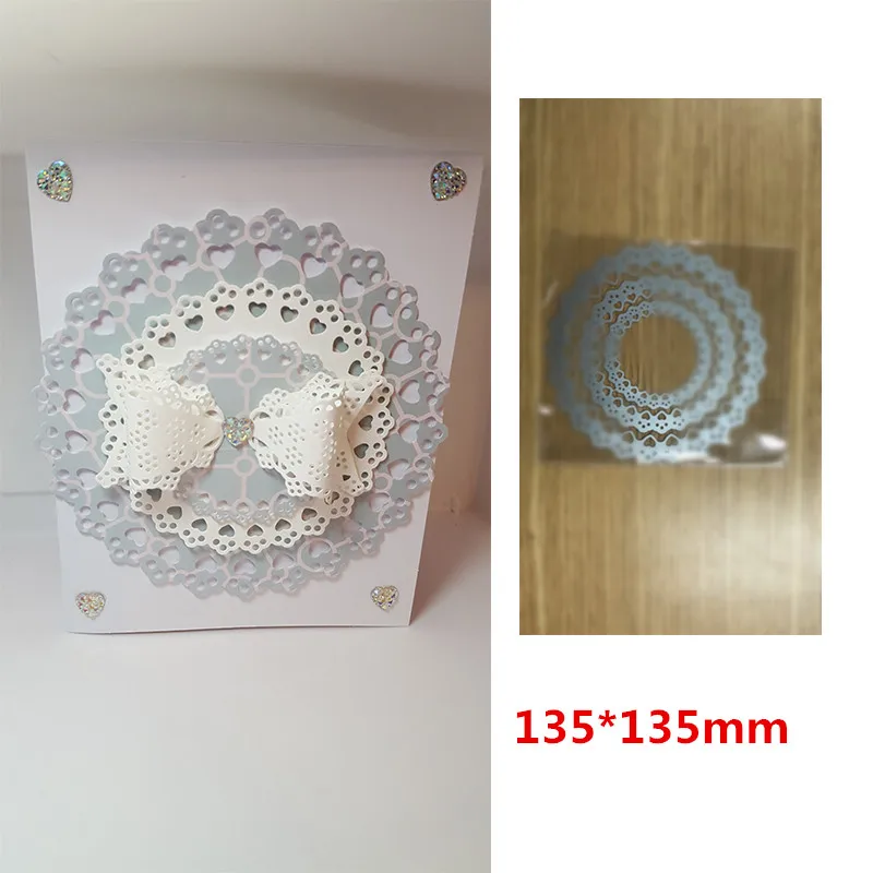 

Nicole's Design 3pcs/set Circle Frame Metal Cutting Dies Stencils For DIY Scrapbooking Decoration Embossing Craft Die Cut 2019