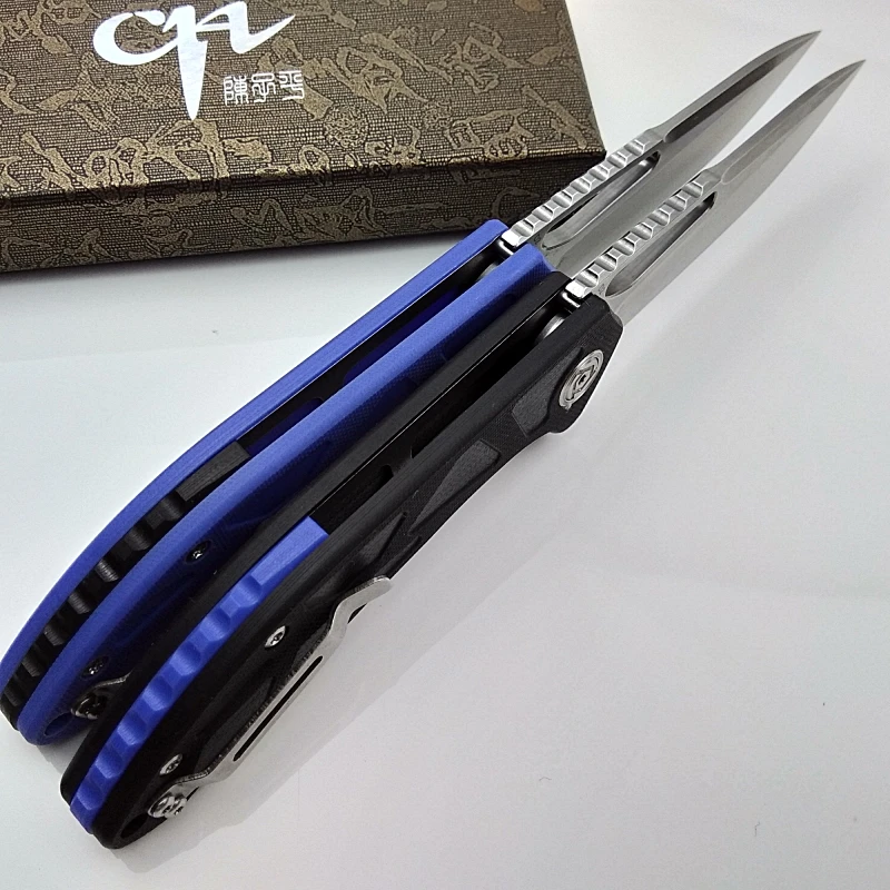 CH CH3509-G10 карманный складной нож D2 лезвие G10 Ручка Кемпинг Охота выживания ножи тактический Флиппер портативный EDC ножи