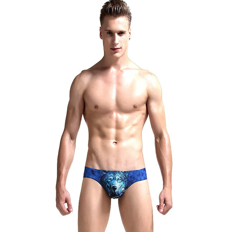 Супер сексуальное мужское нижнее белье из ледяного шелка бесшовные модные трусы
