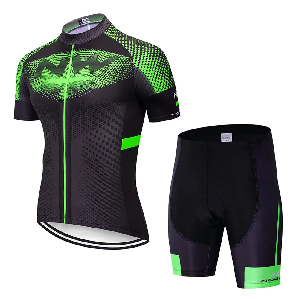 9 Новая команда Велосипеды гель для трикотажа pad набор велошорт MTB СЗ Ropa Ciclismo мужская про лето велосипедный майон одежда - Цвет: 9