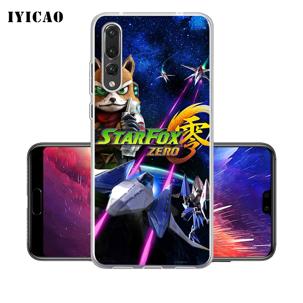 Мягкий силиконовый чехол для телефона IYICAO star fox Huawei P30 P20 Pro P10 P9 P8 Lite P Smart TPU |