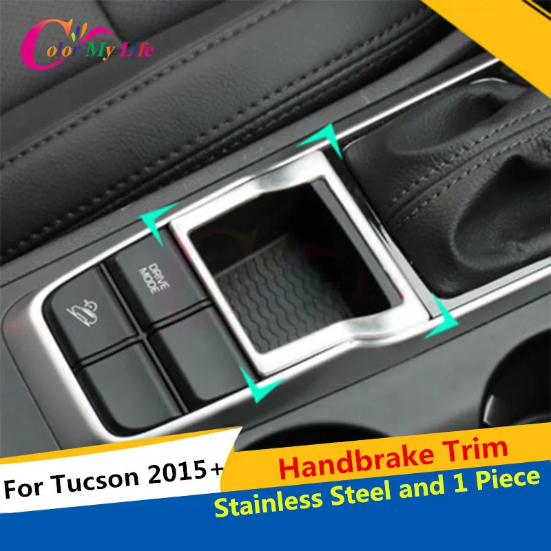 1 шт. нержавеющая сталь декоративная насадка для ручного тормоза переключения